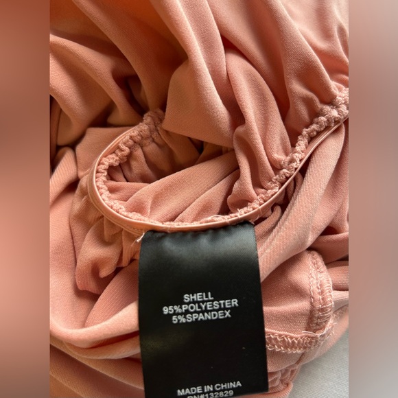 NWT Michael Costello x REVOLVE Kara Midi Dress in Light Mauve - Picture 9 of 10